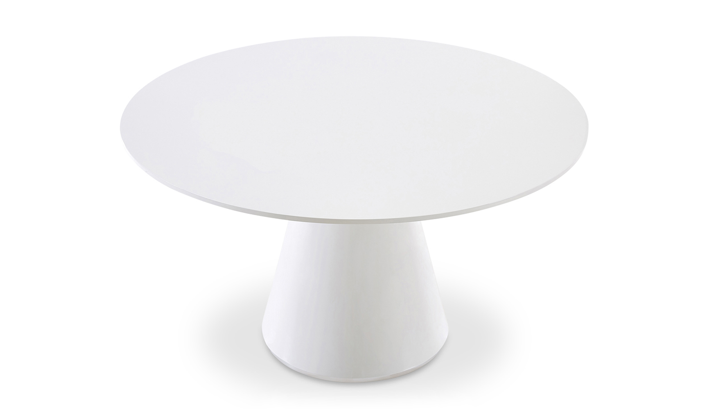 Otago Round 54inch Dining Table White
