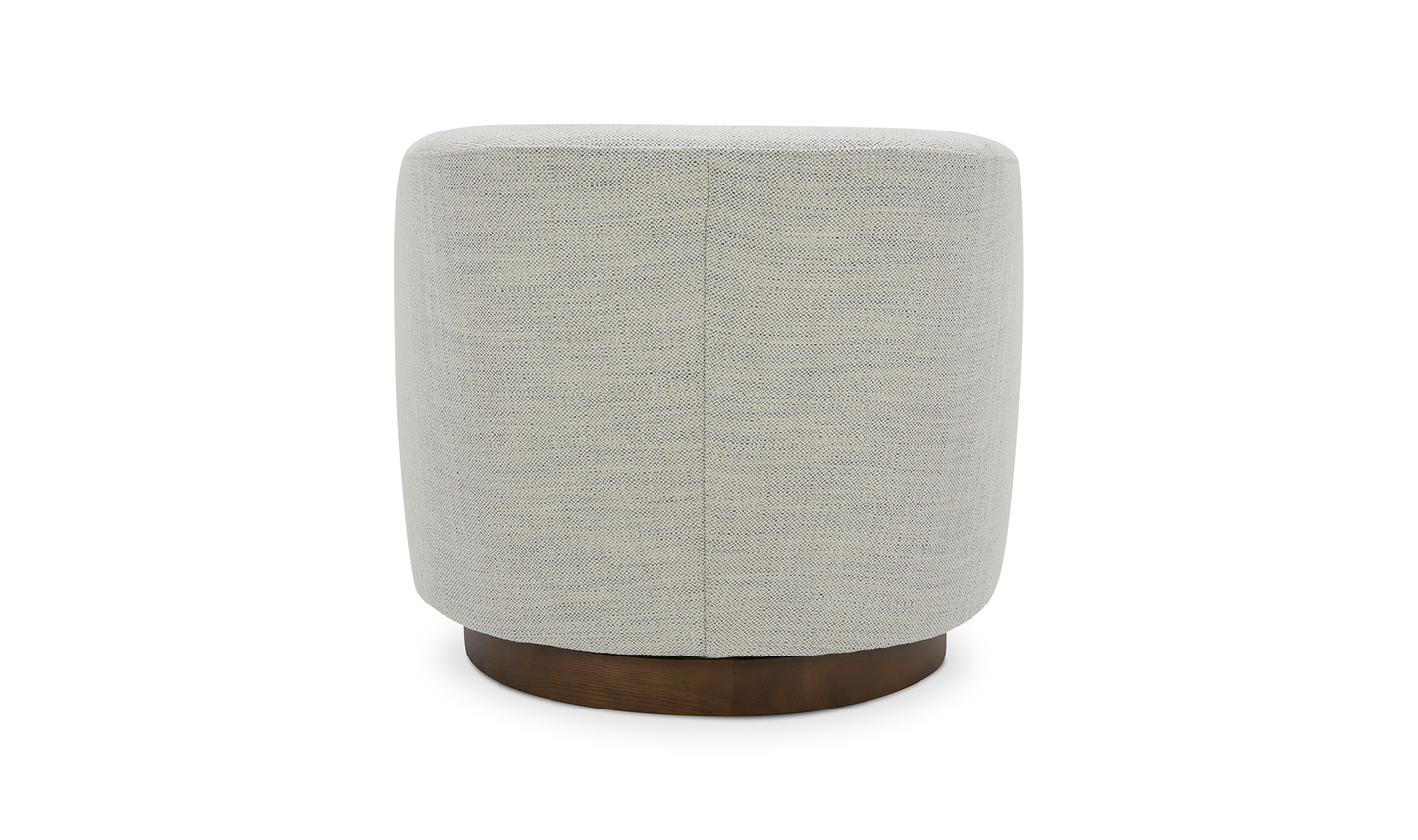 Oscy Swivel Chair Splashed White
