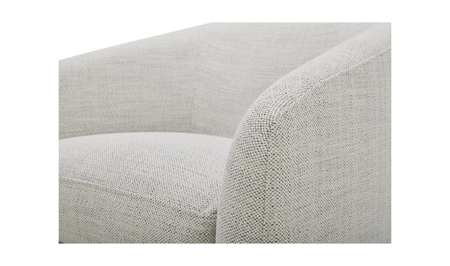 Oscy Swivel Chair Splashed White