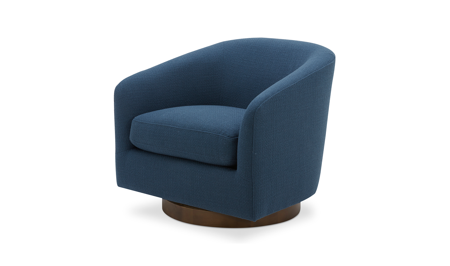 Oscy Swivel Chair Dark Atlantic