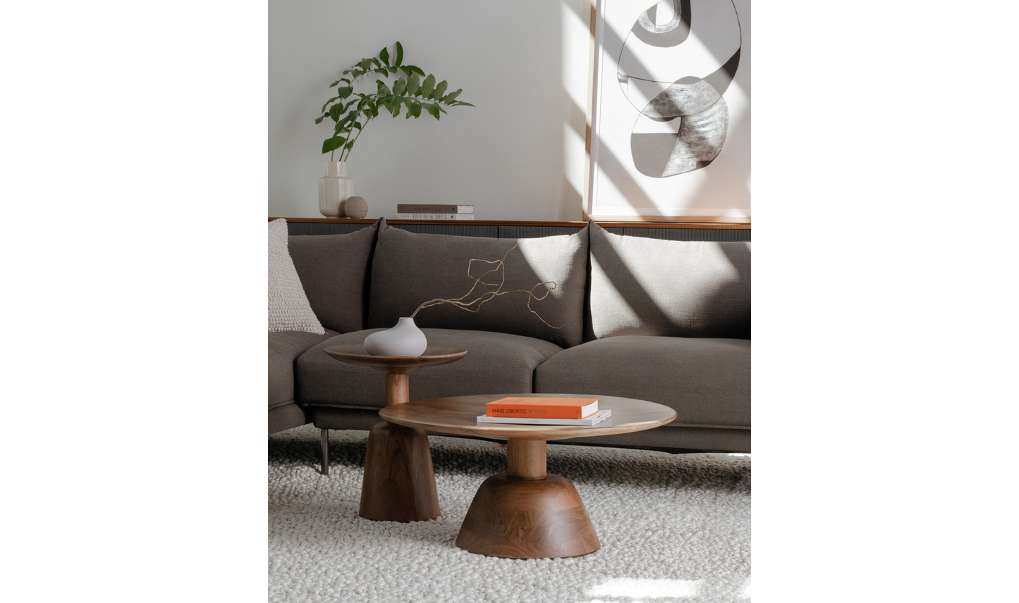 Nels Coffee Table Brown
