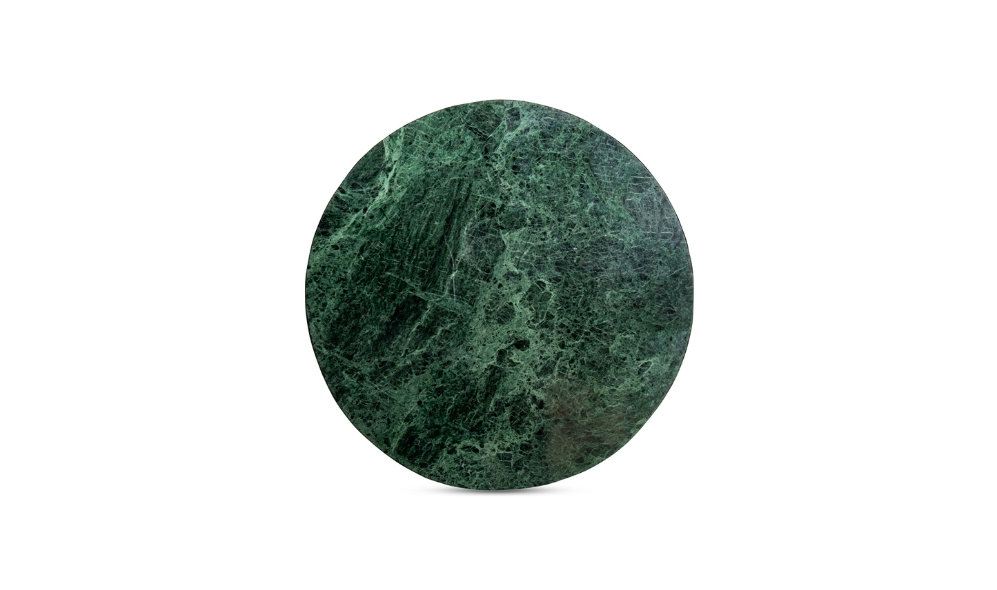 Grace Accent Table Green Marble