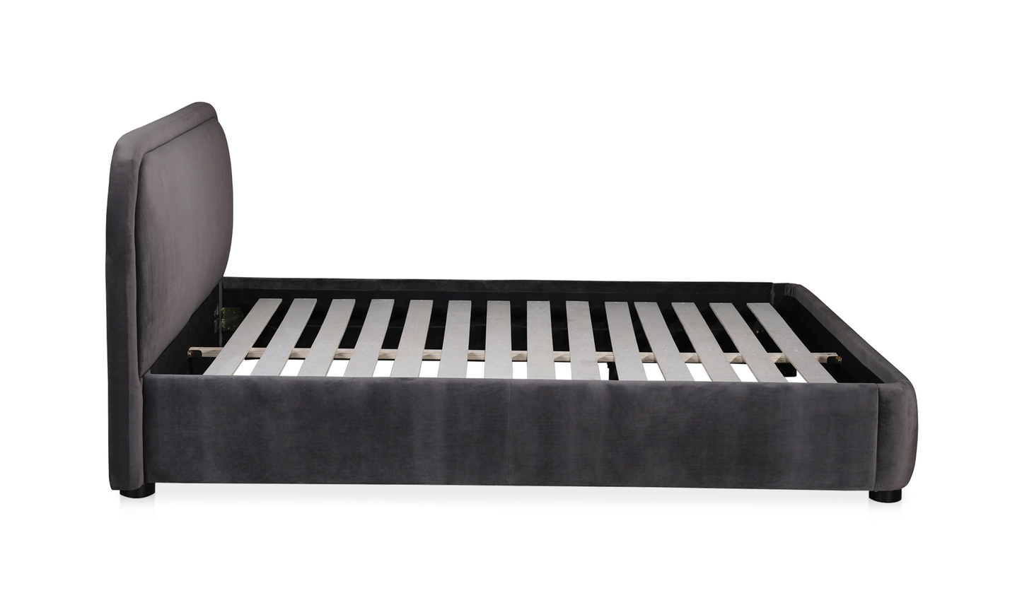 Colin Queen Bed Dark Grey