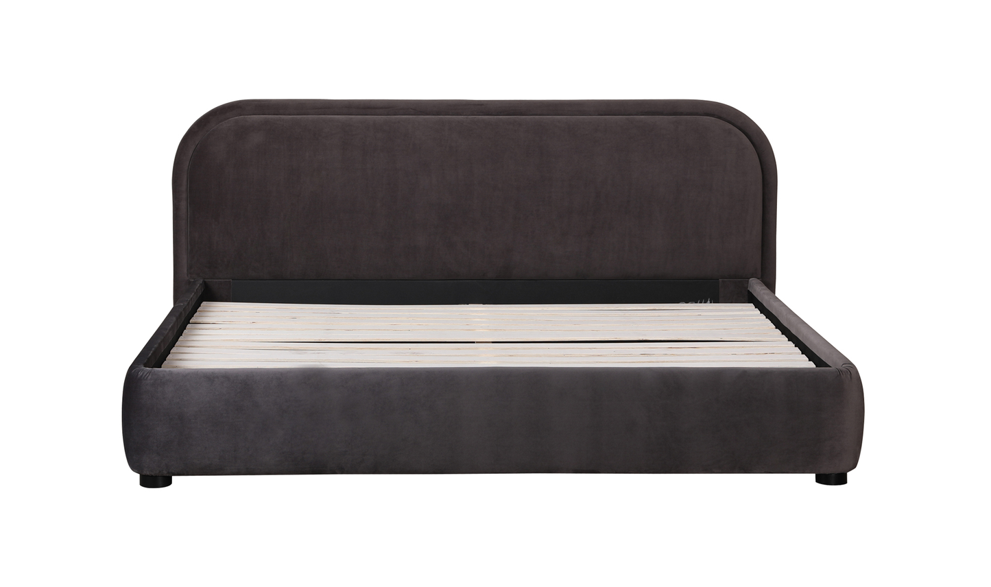 Colin King Bed Dark Grey
