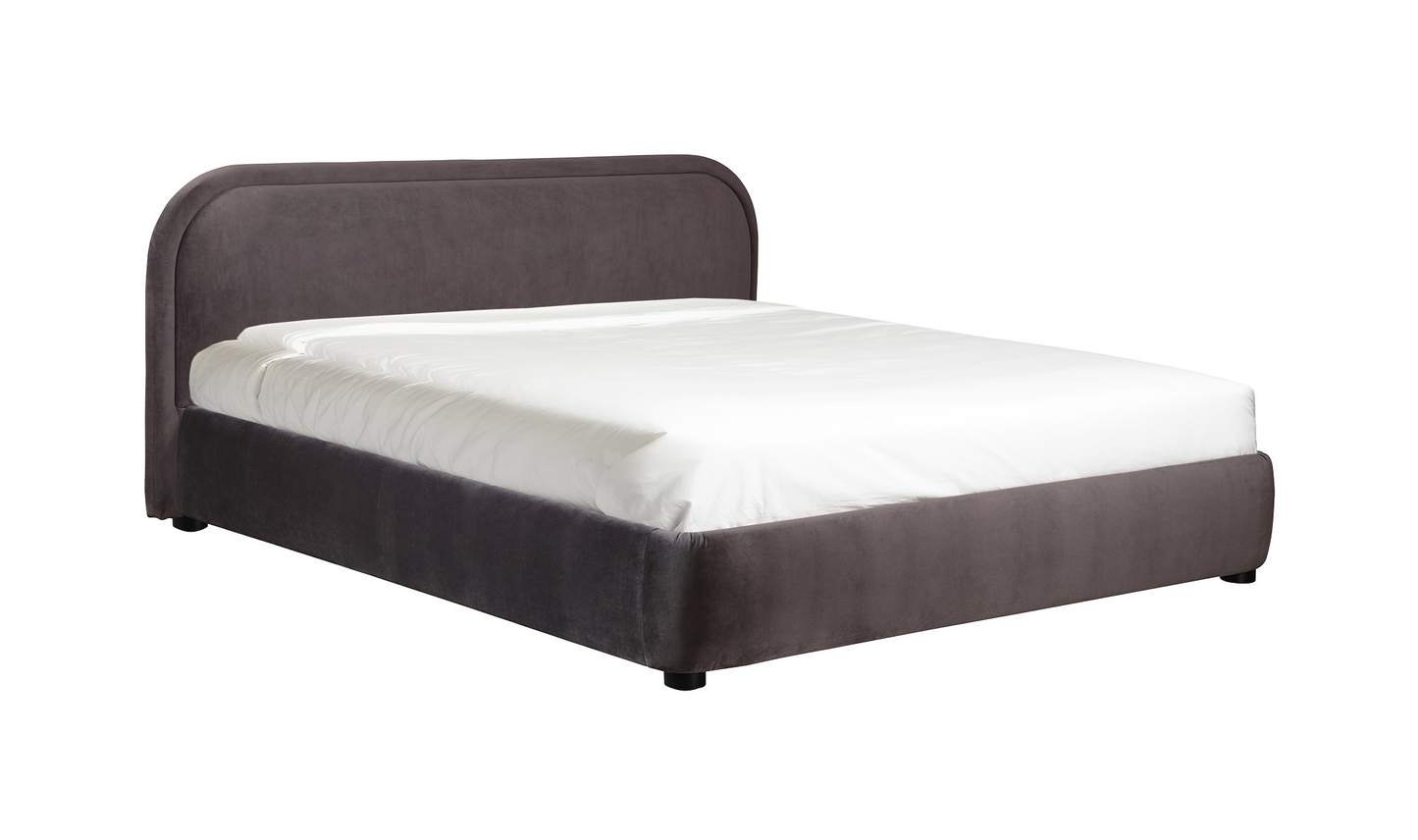 Colin King Bed Dark Grey