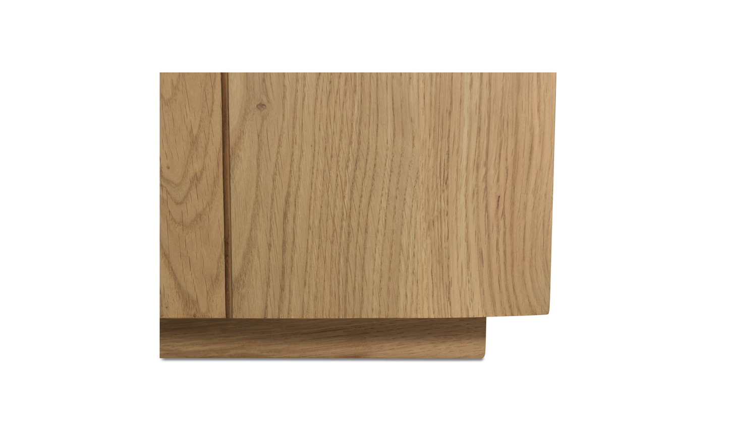 Plank Media Cabinet Natural