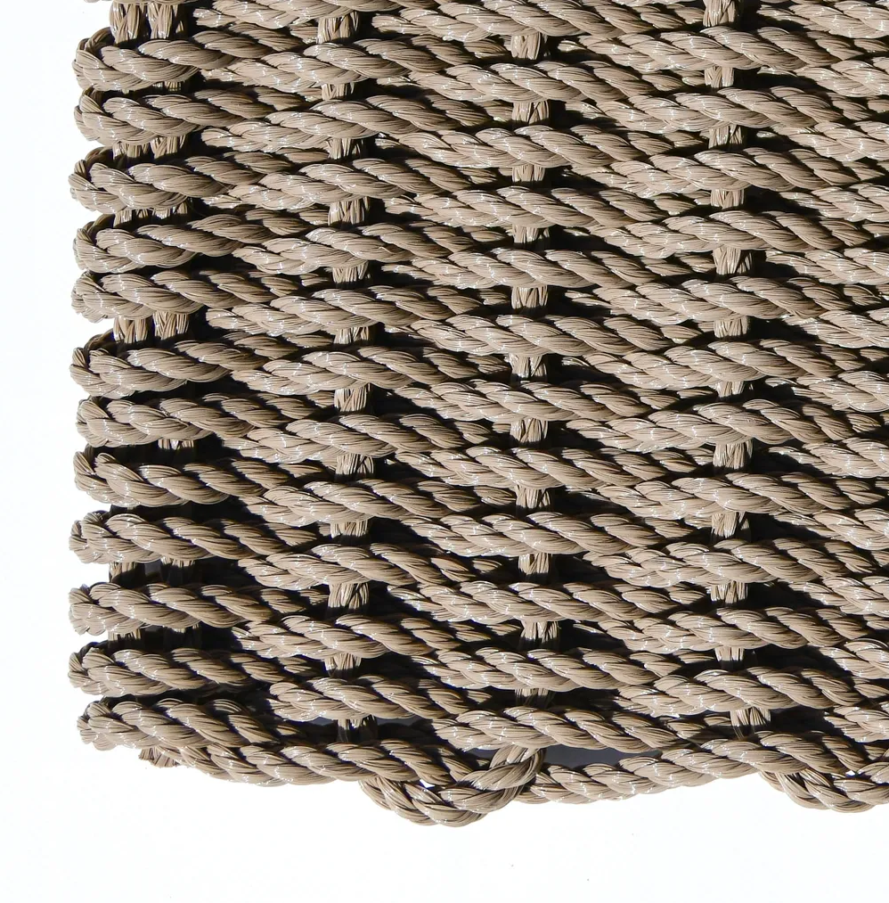 Rope Mat - Taupe (Single Weave)