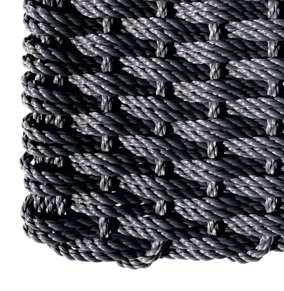 Rope Mat - Slate Grey (Double Weave)