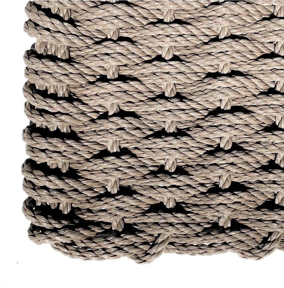 Rope Mat - Taupe (Double Weave)