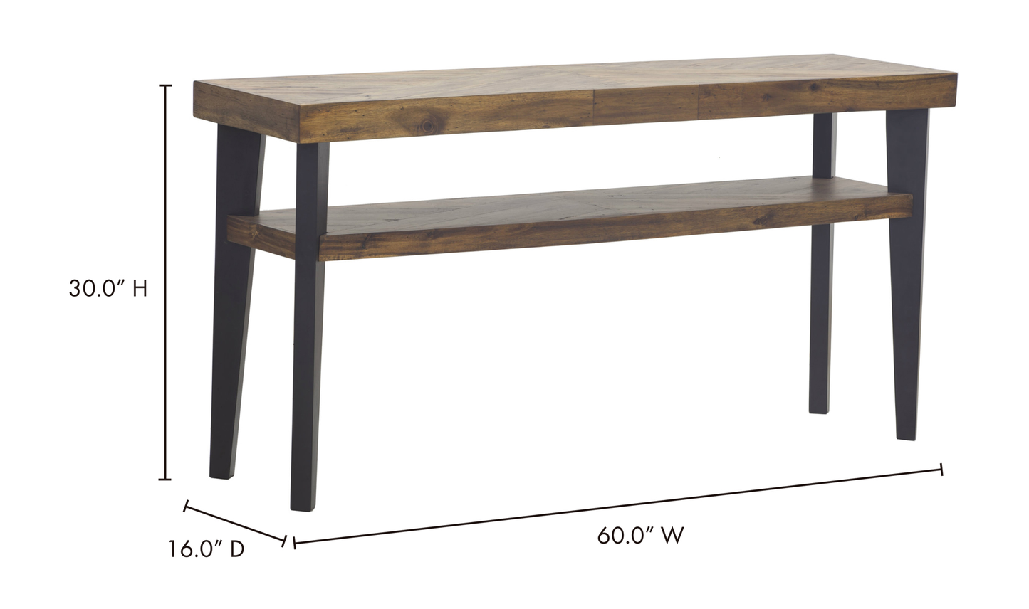 Parq Console Table Amber