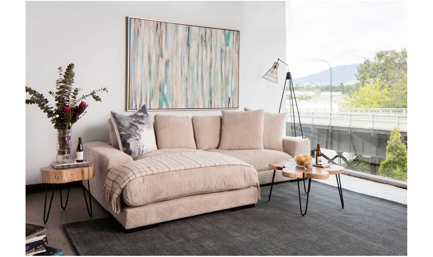 Plunge Sectional Cappuccino