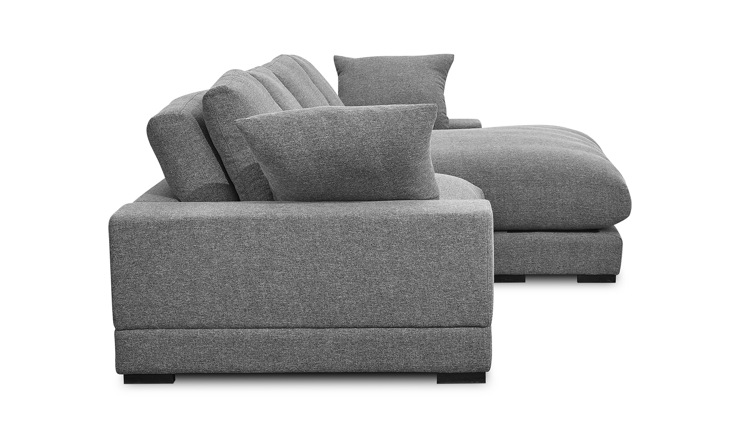 Plunge Sectional Grey