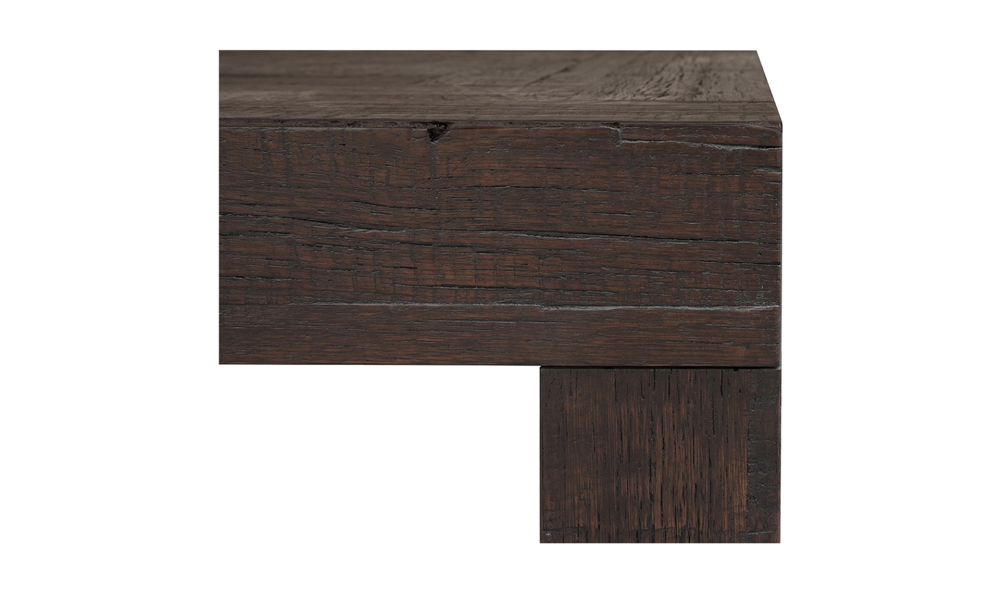 Evander Coffee Table Rustic Brown
