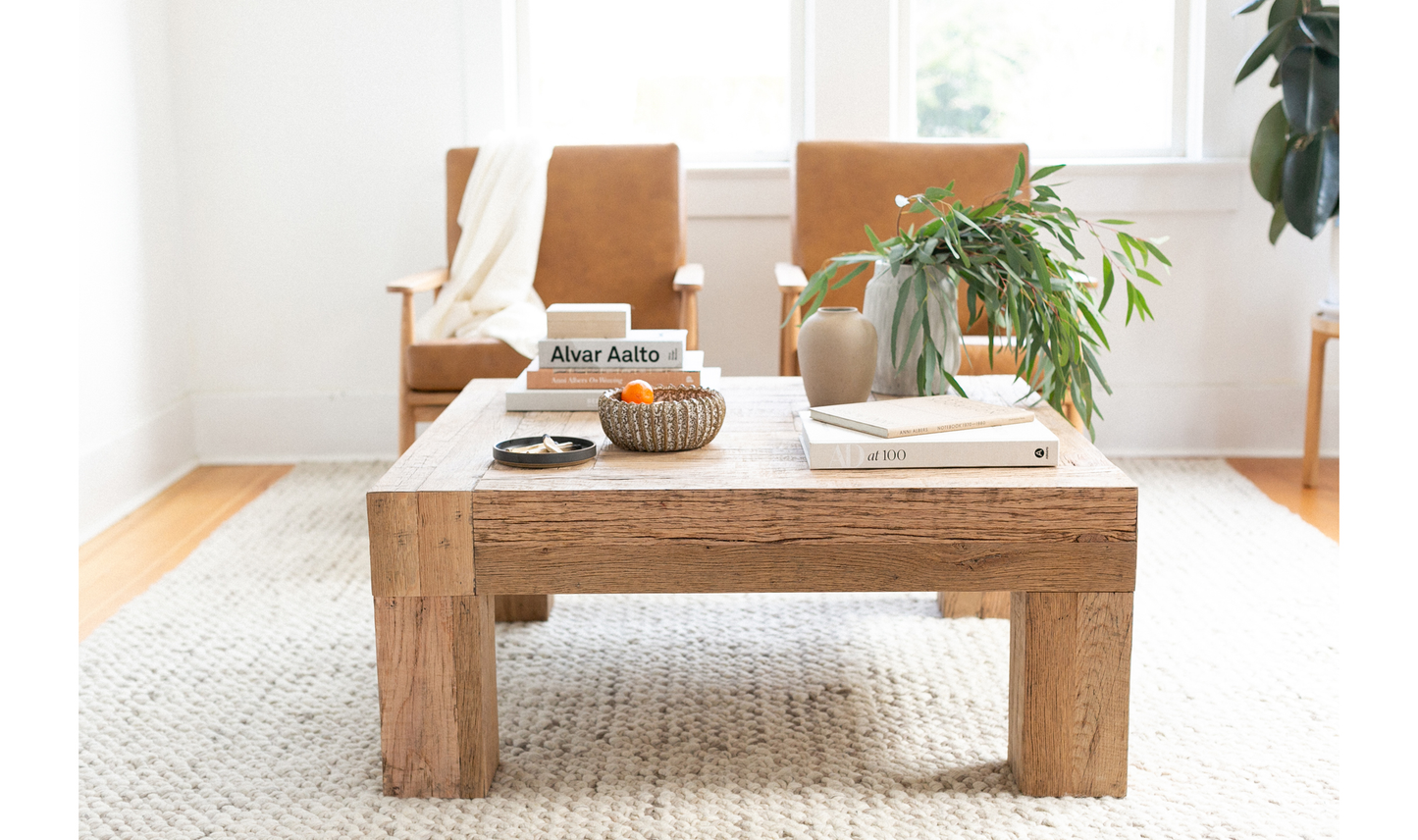 Evander Coffee Table Aged Oak