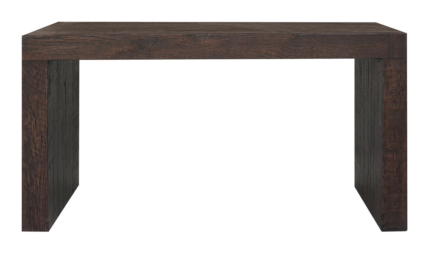 Evander Console Table Rustic Brown
