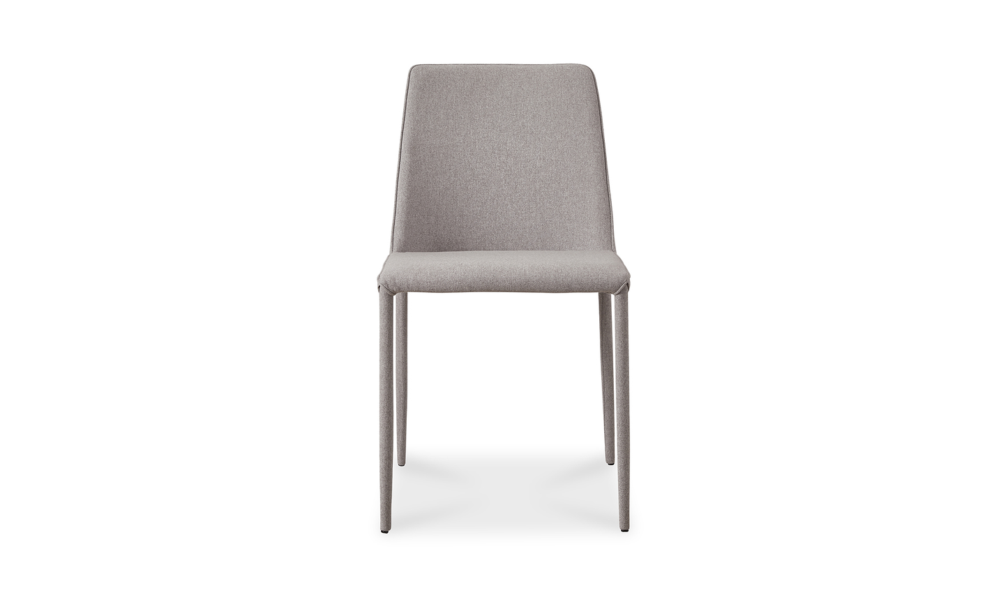 Nora Fabric Dining Chair - Set Of Two Grey