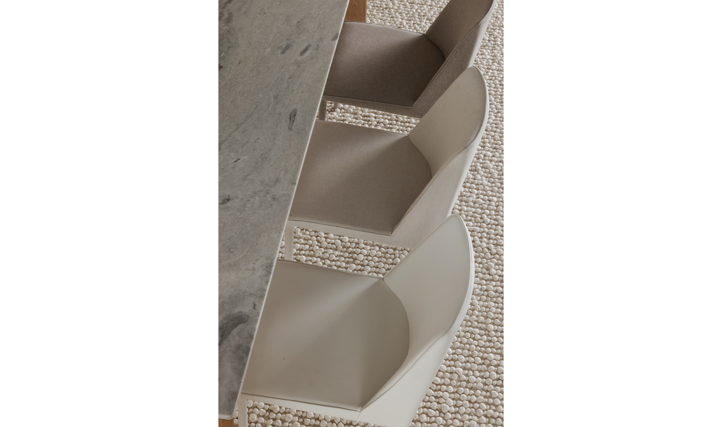 Nora Fabric Dining Chair - Set Of Two Grey