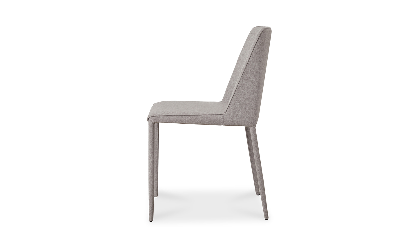 Nora Fabric Dining Chair - Set Of Two Grey