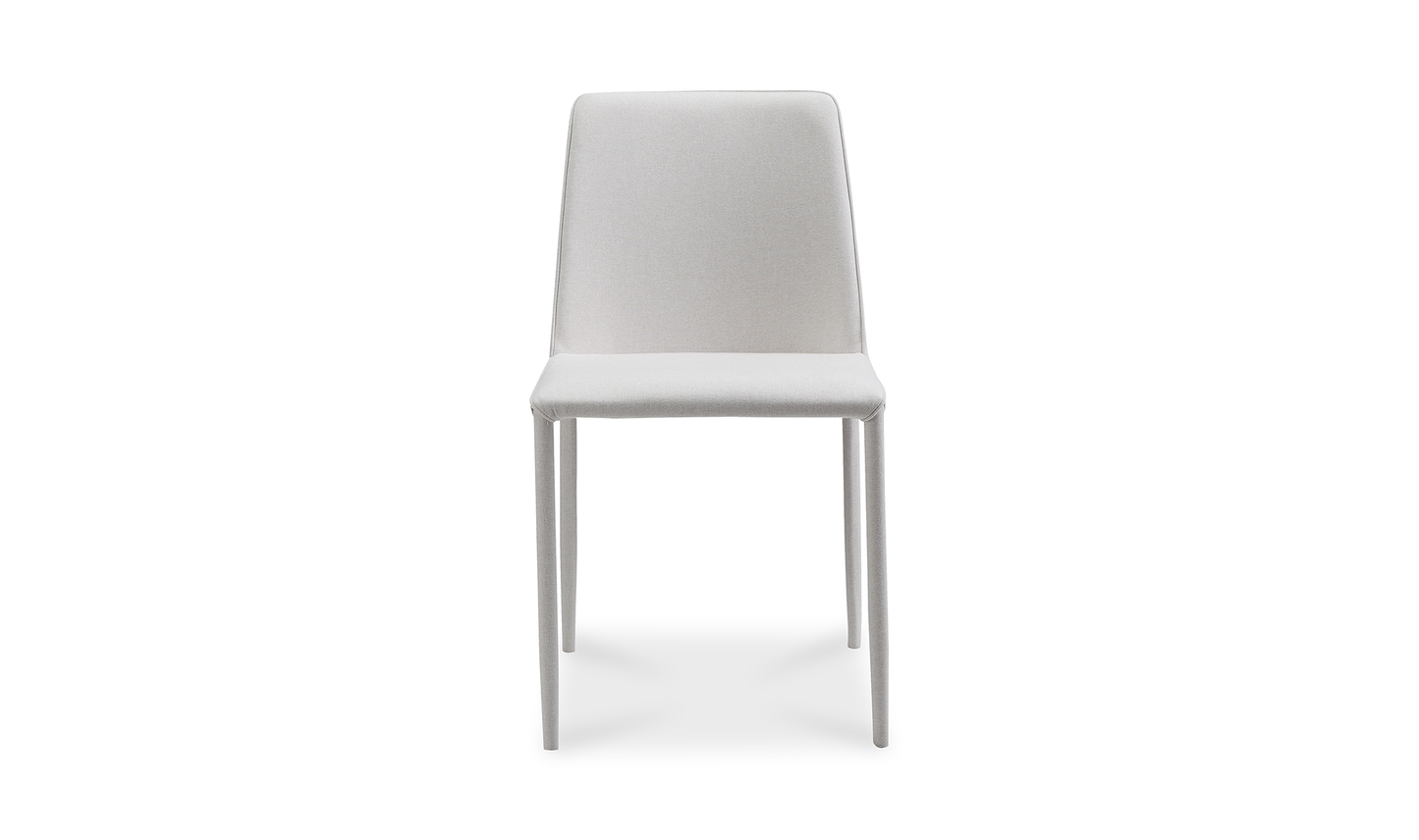 Nora Fabric Dining Chair - Set Of Two White