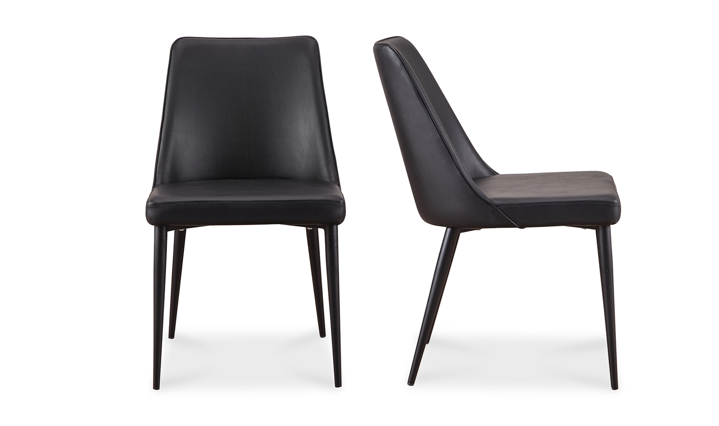 Lula Dining Chair - Set Of Two Black