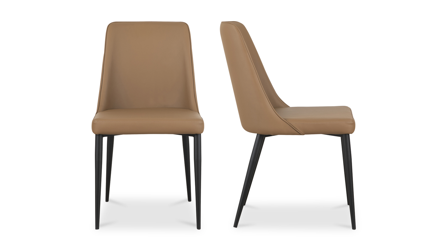 Lula Dining Chair - Set Of Two Tan