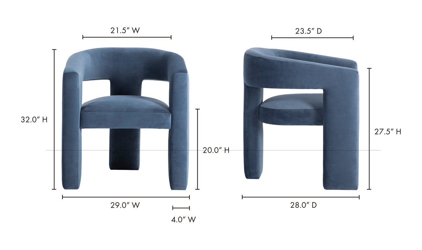 Elo Chair Dusted Blue