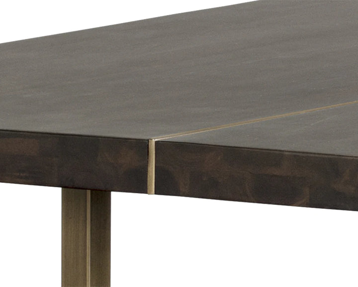 Donnelly Dining Table - 95" - Dark Brown