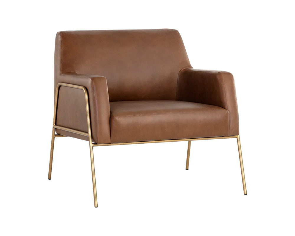 Cybil Lounge Chair - Leather