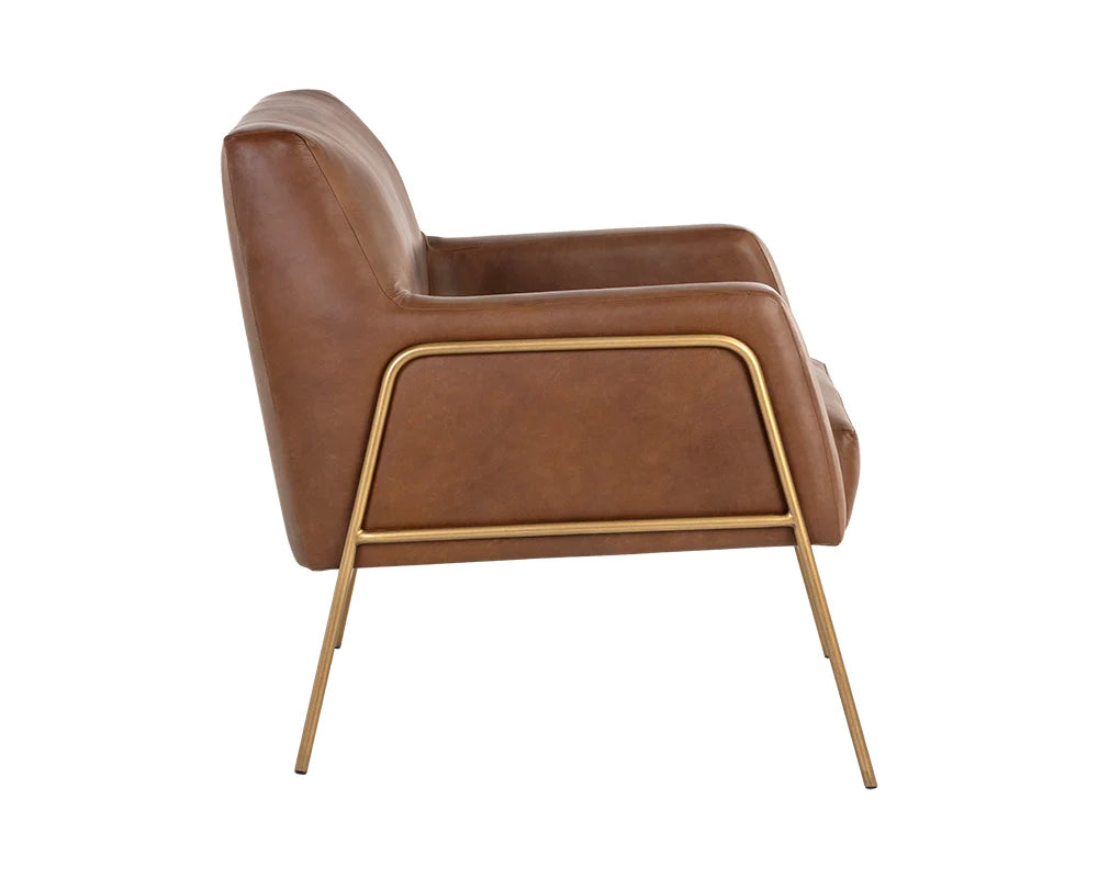 Cybil Lounge Chair - Leather