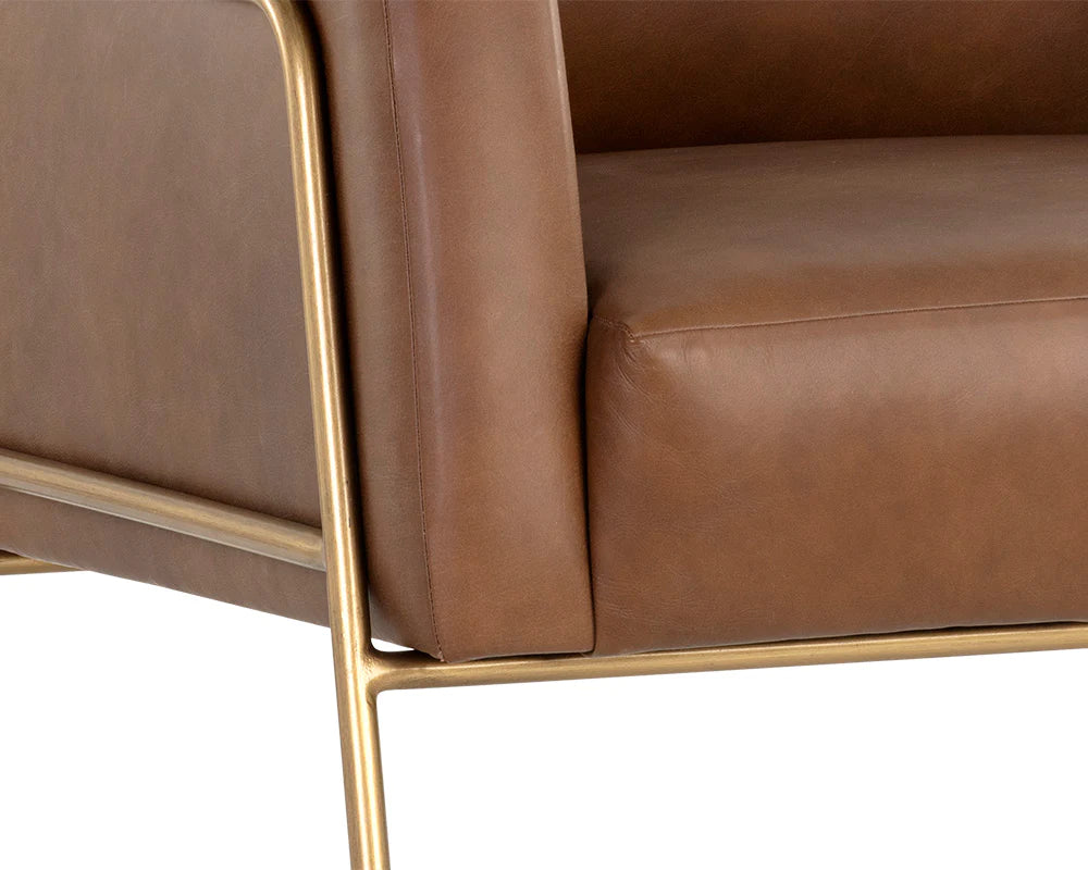 Cybil Lounge Chair - Leather