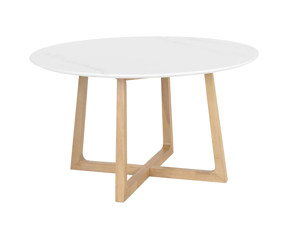 Flores Dining Table - 53" - Pale Honey