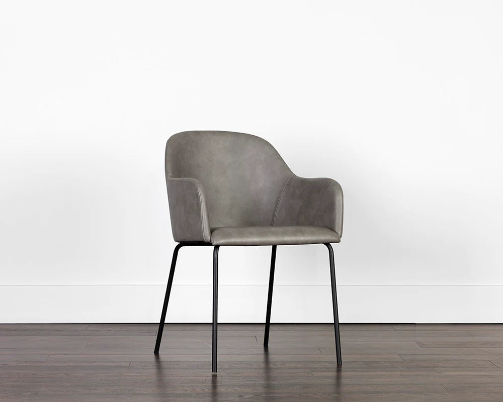 Hensley Dining Armchair - Grey