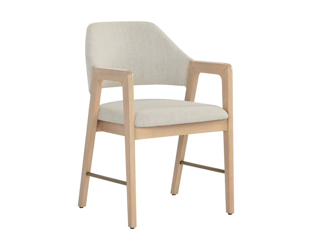 Milton Dining Armchair - Light Wash