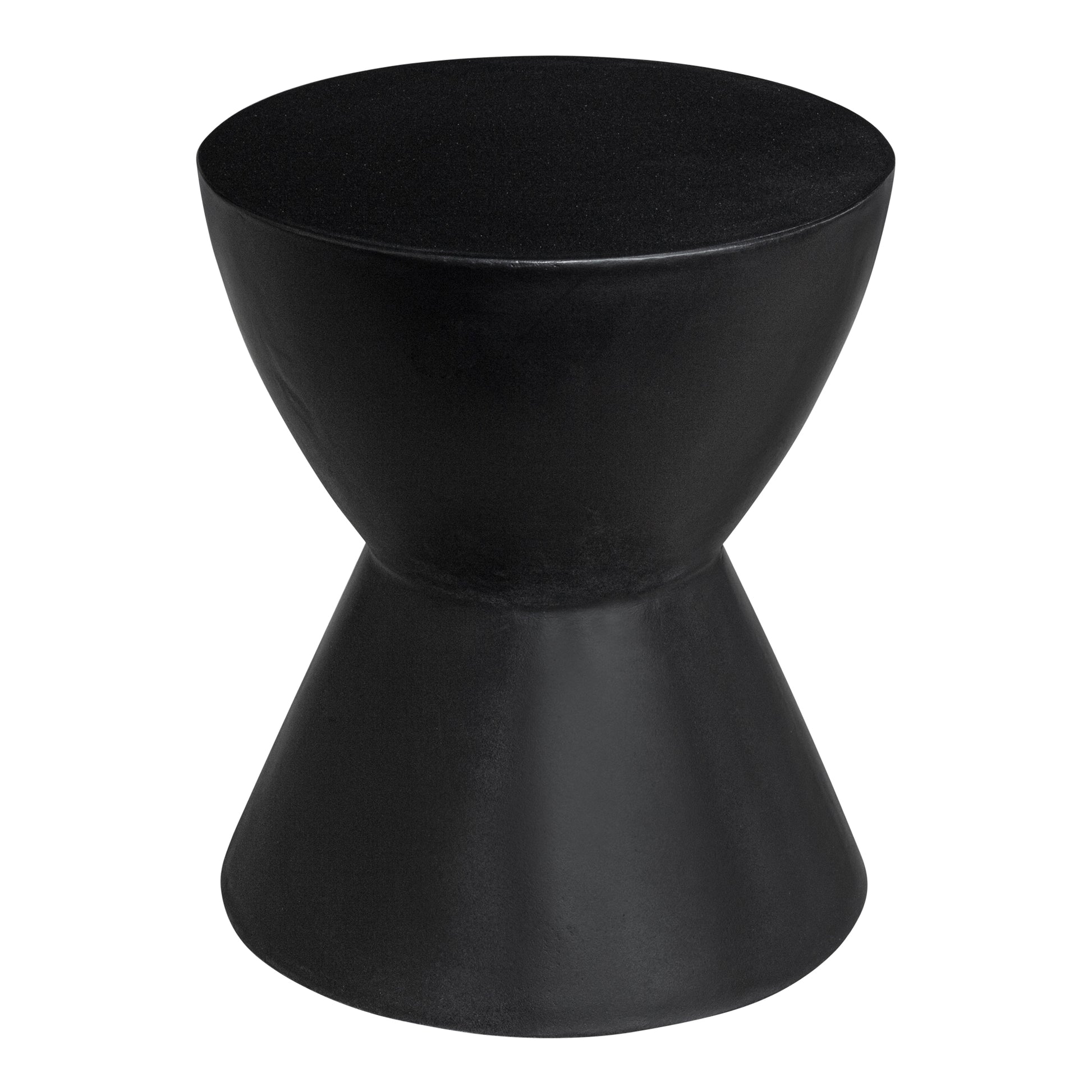 Hourglass Outdoor Stool Black THE NEST Furniture & Design