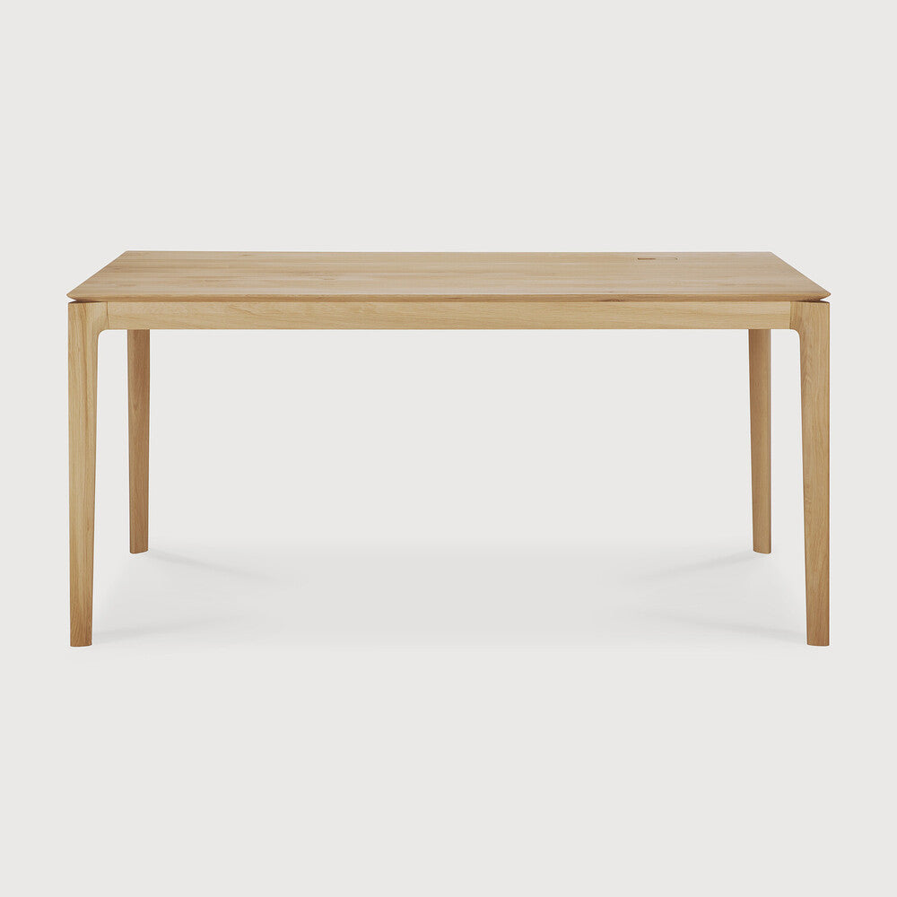 The Bok Desk by Ethnicraft features varnished oak 160cm