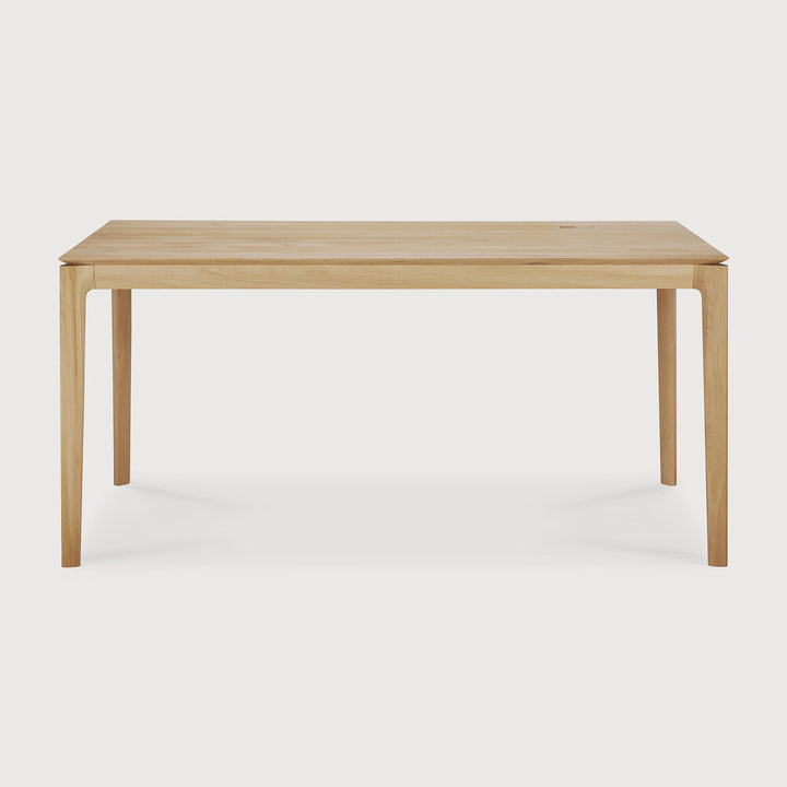 The Bok Desk by Ethnicraft features varnished oak 160cm