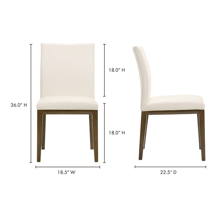 Frankie Dining Chair White-Set Of Two