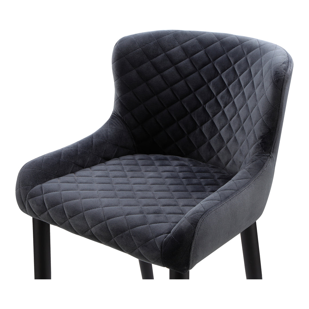 Etta Barstool Dark Grey