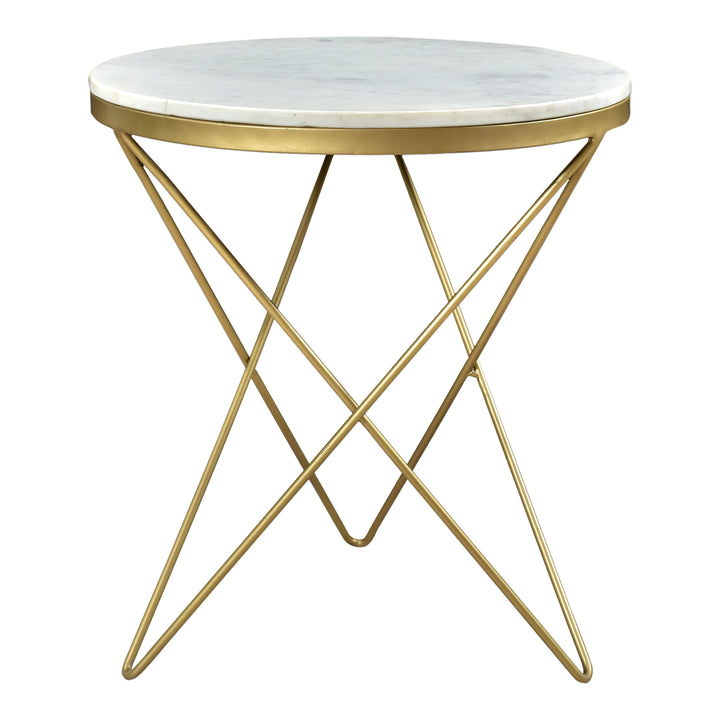 Haley Side Table White