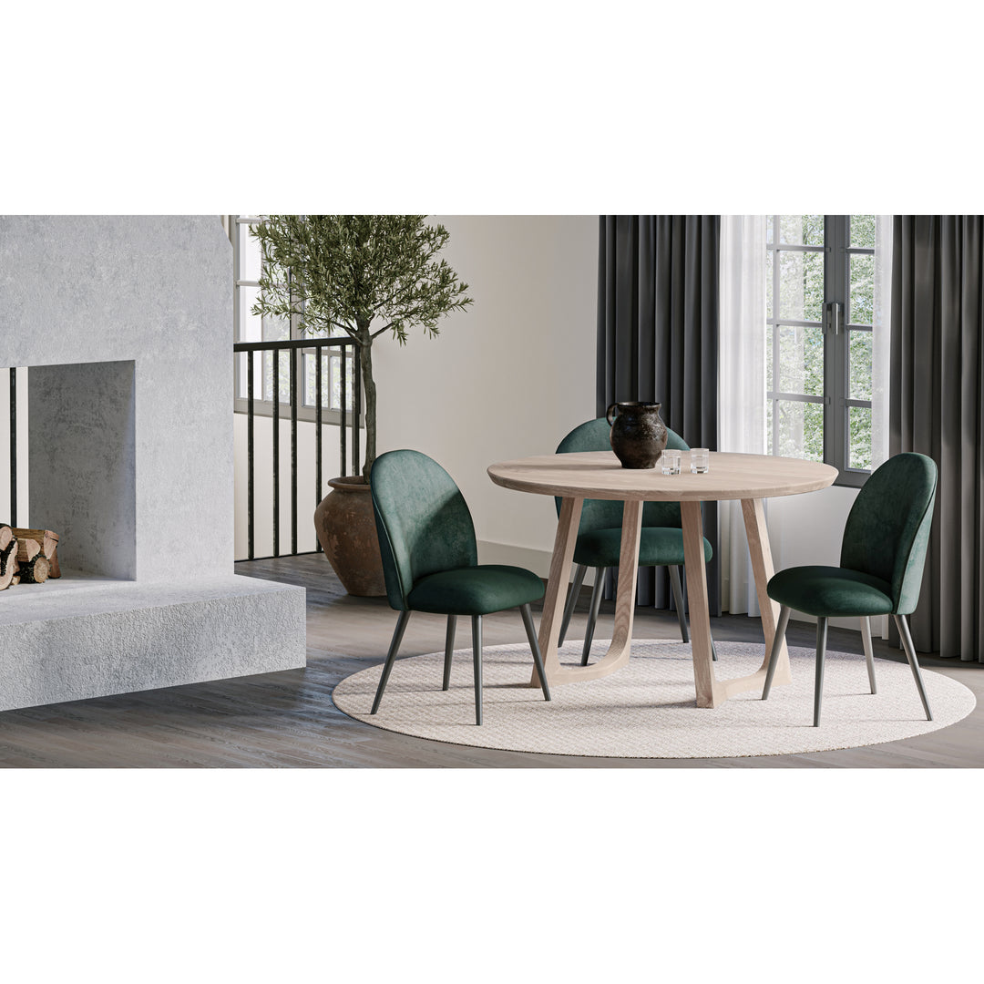 Clarissa Dining Chair Green-Set Of Two