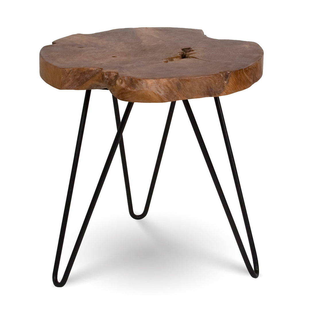 Natura Hairpin Accent Table - Round