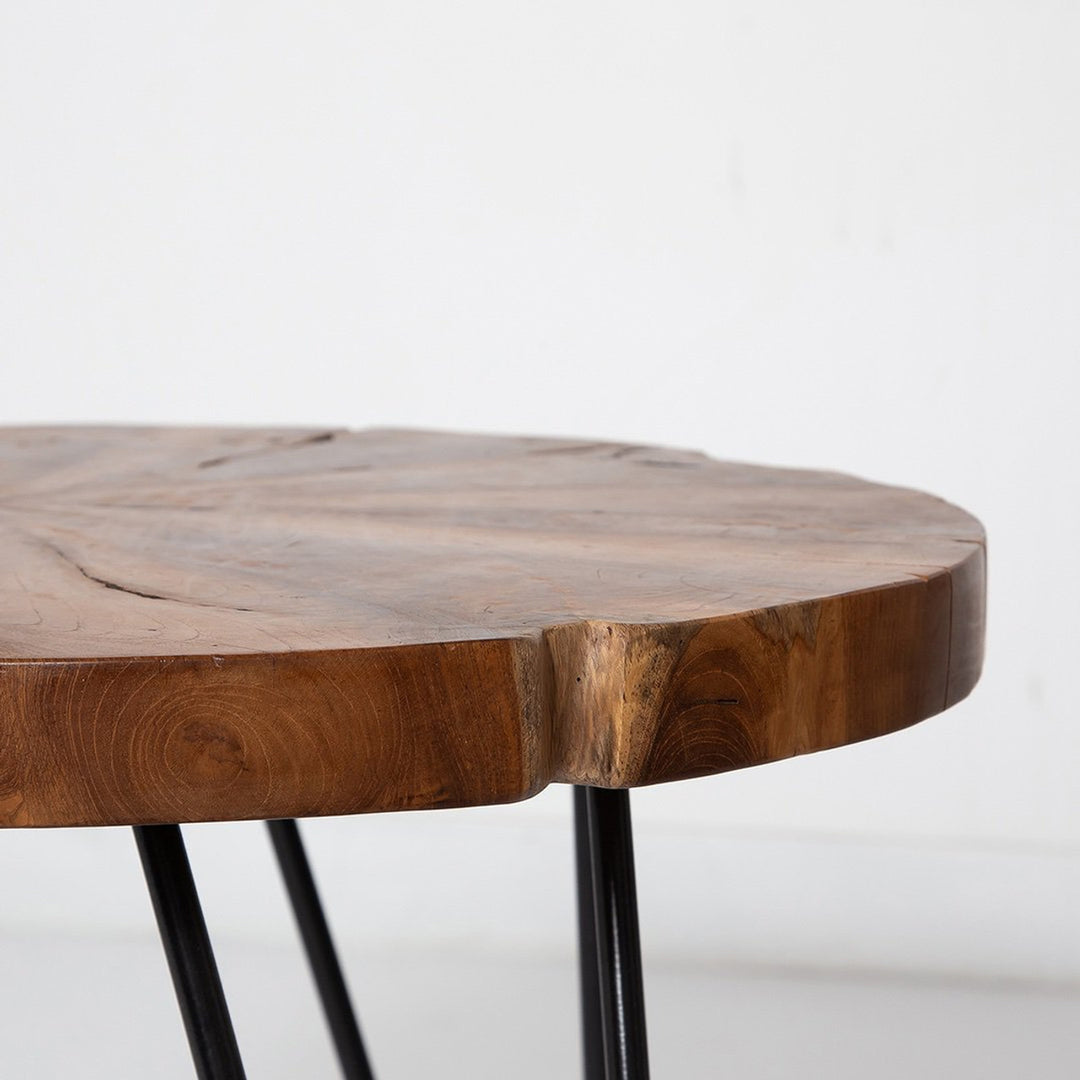 Natura Hairpin Accent Table - Round