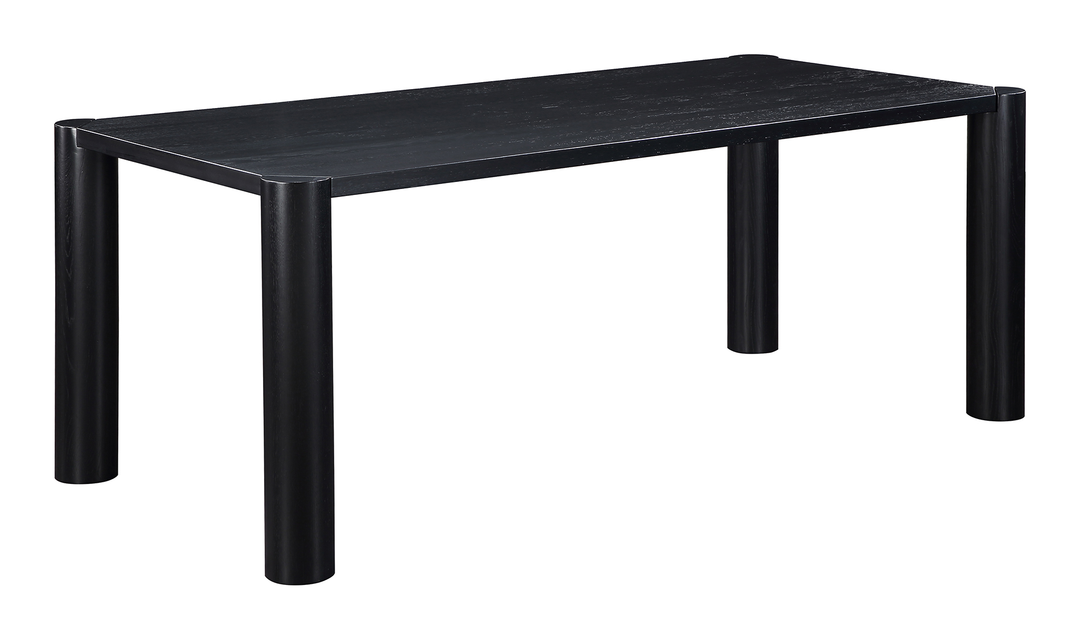 Post Dining Table Small Black