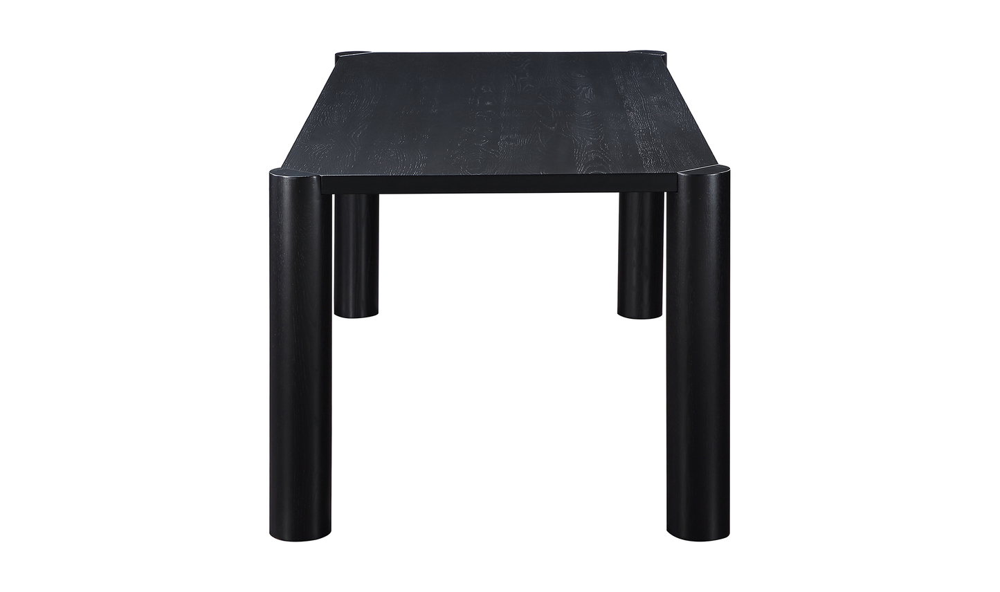 Post Dining Table Small Black