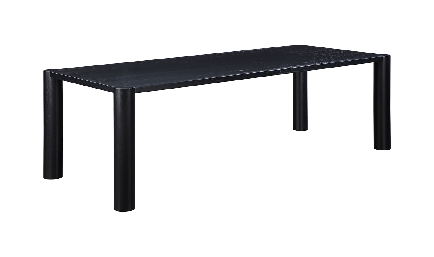 Post Dining Table Large Black
