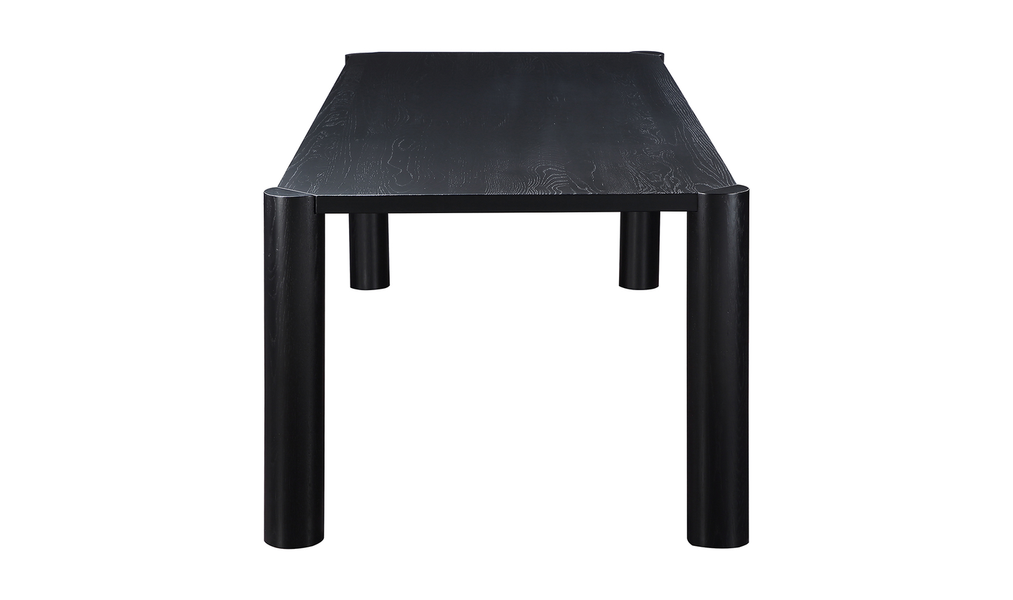 Post Dining Table Large Black