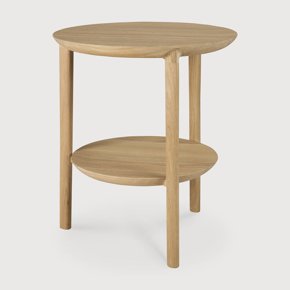 Bok Side Table - Compact, Solid Wood Accent Table in Modern Design