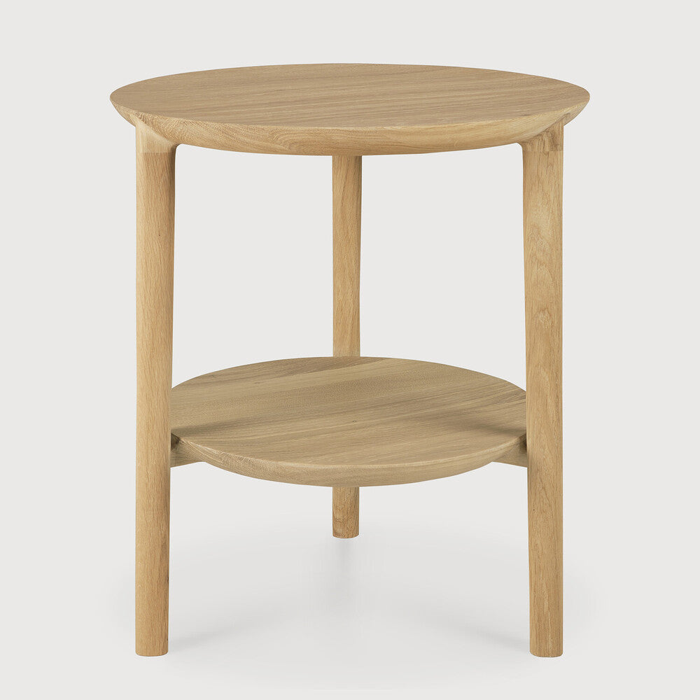 Bok Side Table - Compact, Solid Wood Accent Table