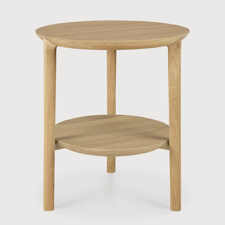 Bok Side Table - Compact, Solid Wood Accent Table