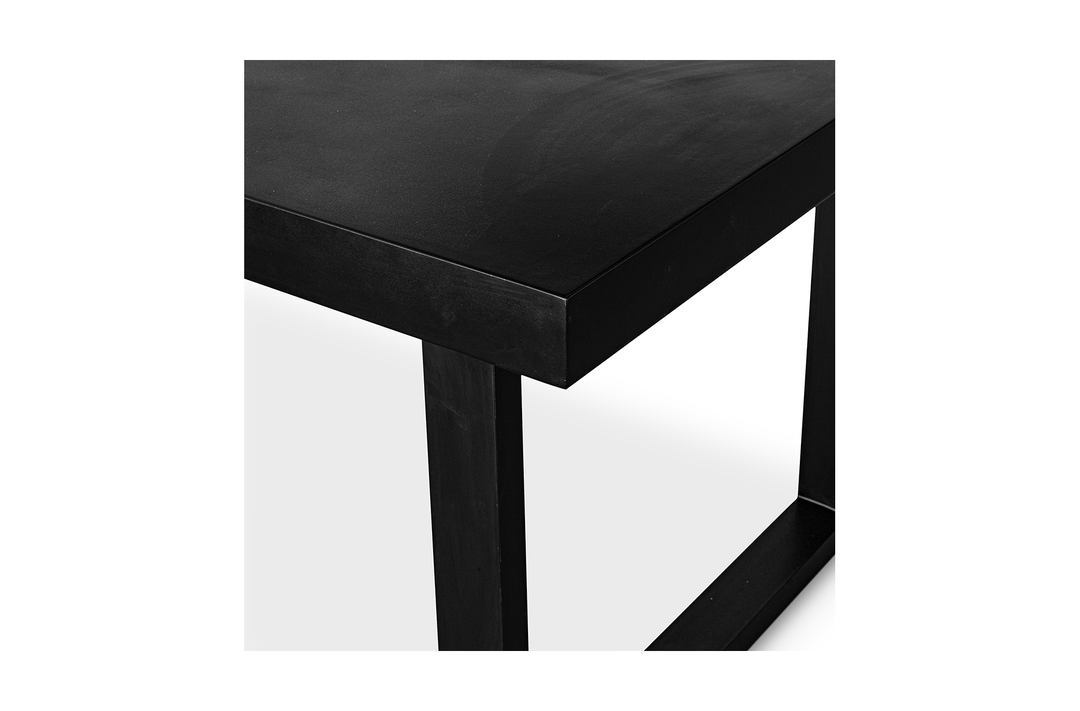 Jedrik Outdoor Dining Table Small Black